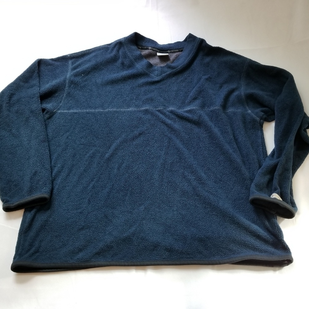 Columbia Men's Navy Blue Fleece Pullover